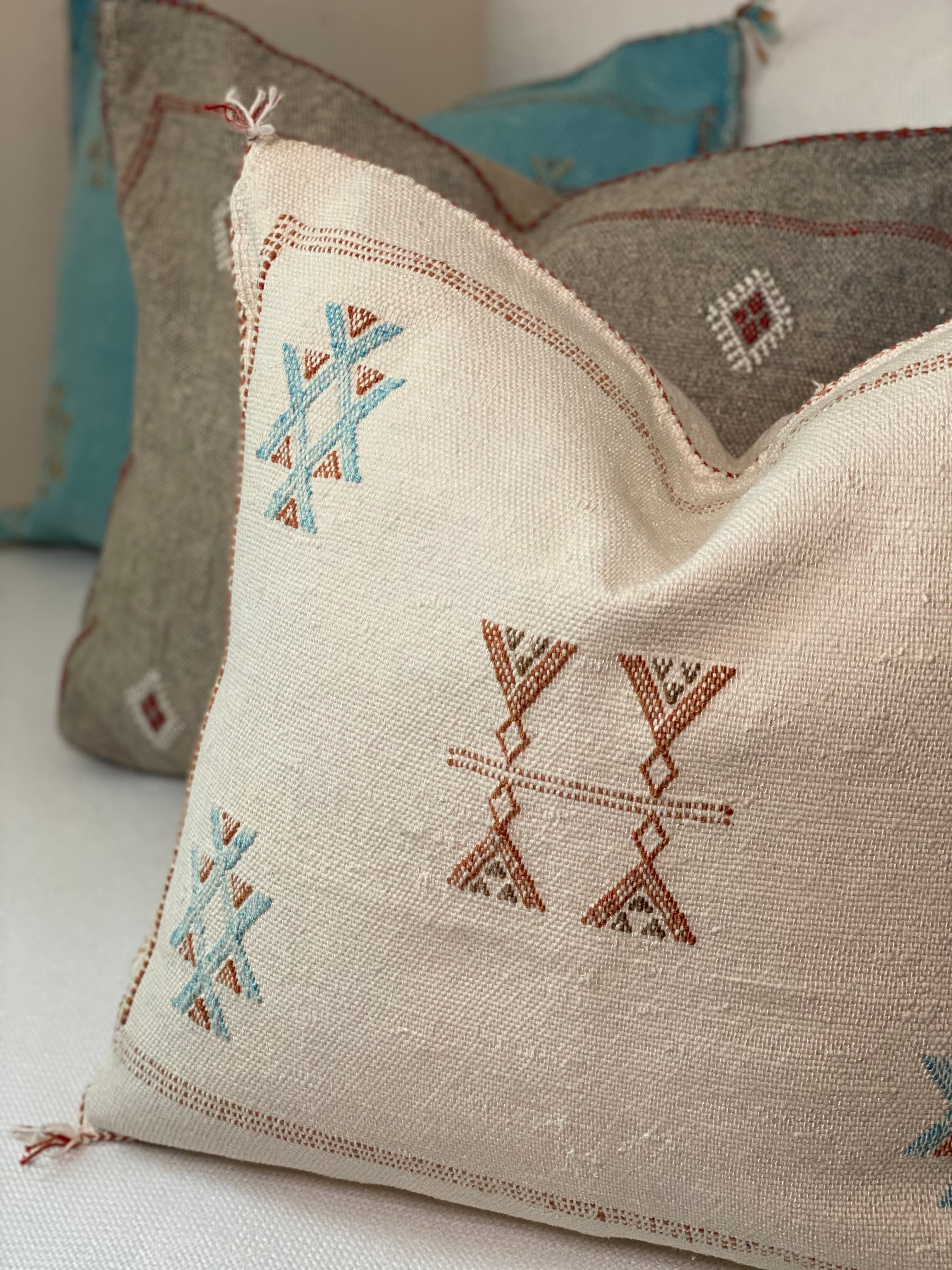 Moroccan Cactus Silk Pillows