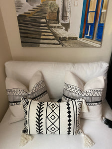 Tribal Pattern Lumbar Pillow